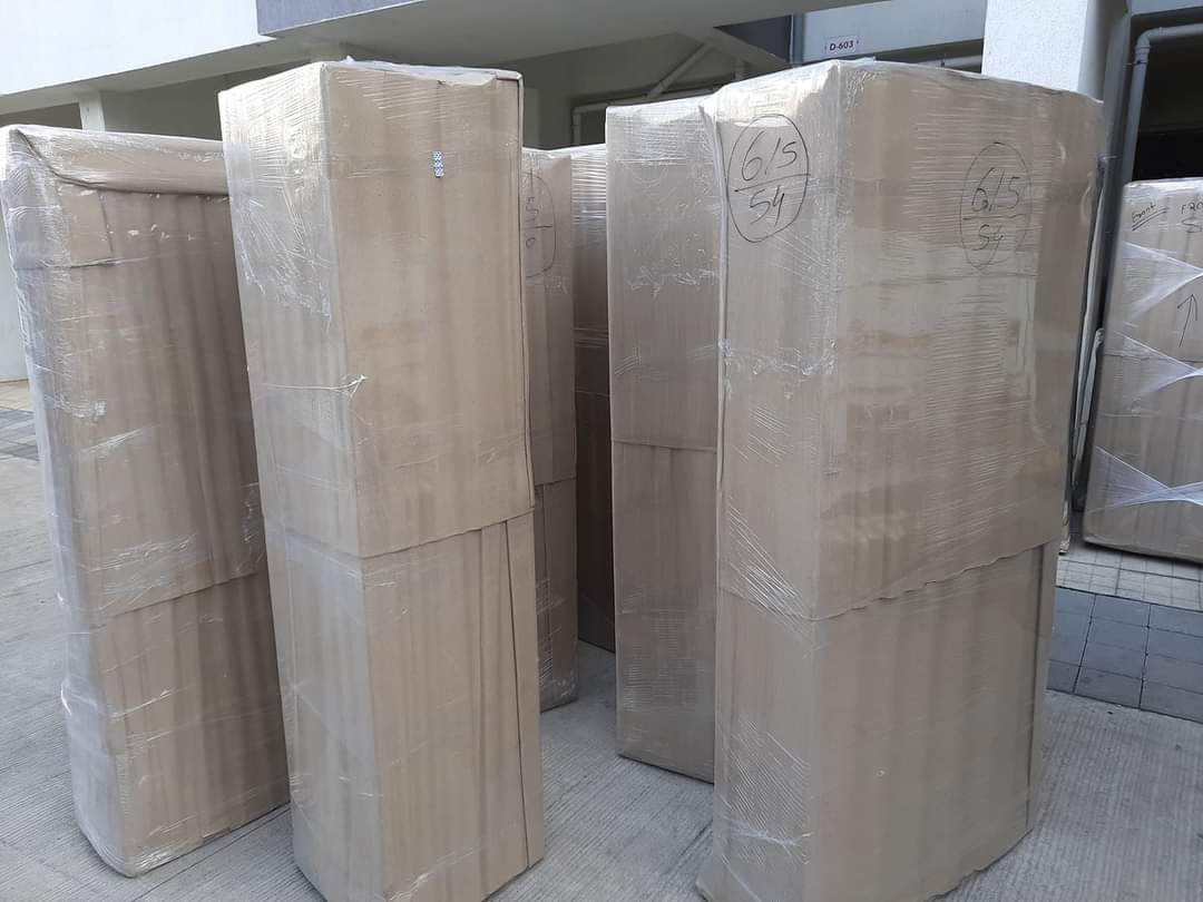 Packed shipment ready for transit